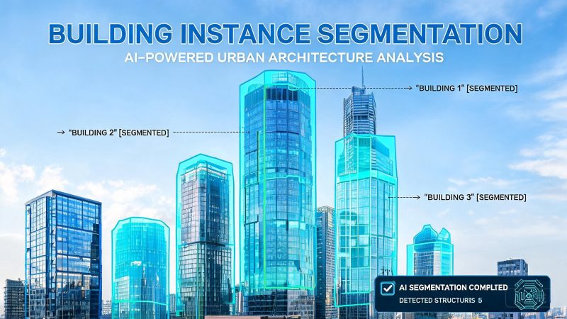 建筑物实例分割数据集 | 实例分割 | 智慧交通、工程AI-数据中国