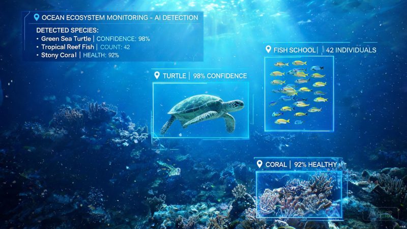 海洋生物实例分割数据集 | 实例分割 | 海洋AI、环境监测、生态保护、生物多样性-数据中国