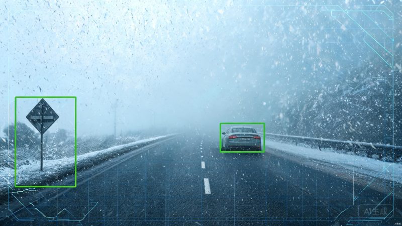 极端恶劣天气雨雪雾天道路目标检测数据集 | 目标检测 | 交通车辆-数据中国