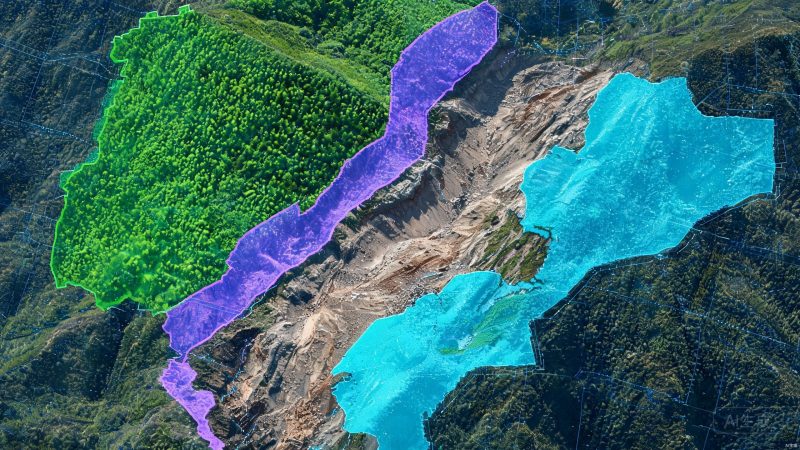 航拍山体滑坡数据集 | 语义分割 | 工业检测-数据中国