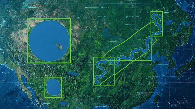 卫星拍摄地面水域检测数据集 | 目标检测 | 工业检测-数据中国