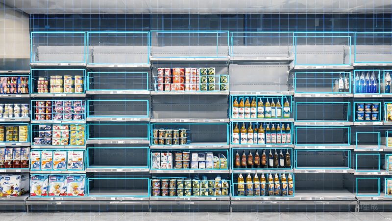 超市商品货架空置缺货检测数据集2类标签 | 目标检测 | 人工智能-数据中国