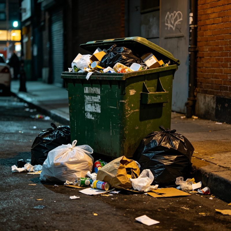 垃圾桶满溢检测数据集GarbageCanOverflow-YOLO数据集