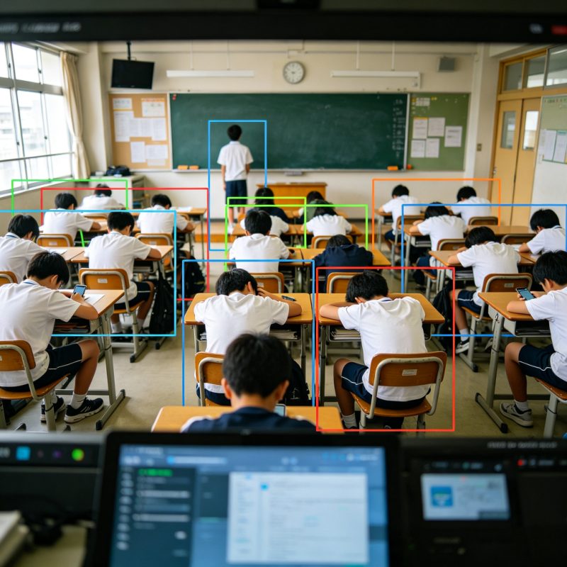 学生课堂注意力行为检测数据集-YOLO数据集