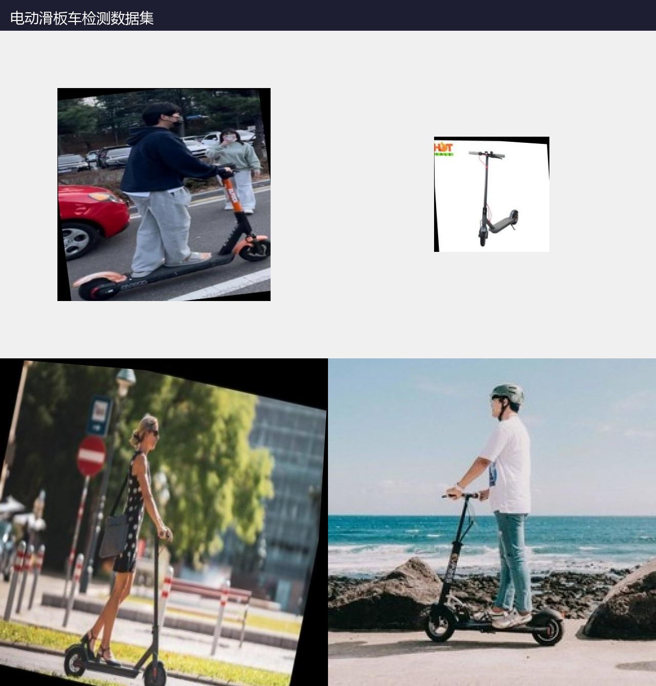 电动滑板车检测数据集 预览图