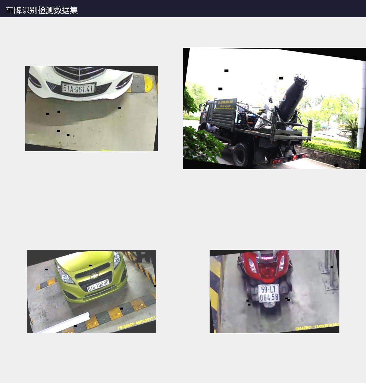 车牌识别检测数据集 预览图