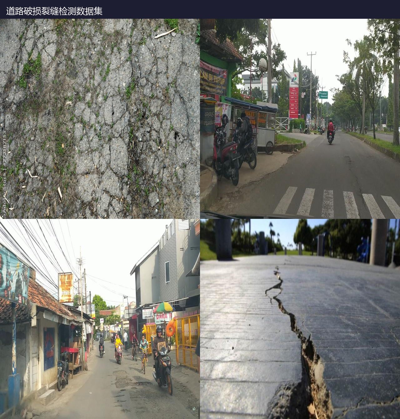 道路破损裂缝检测数据集 预览图