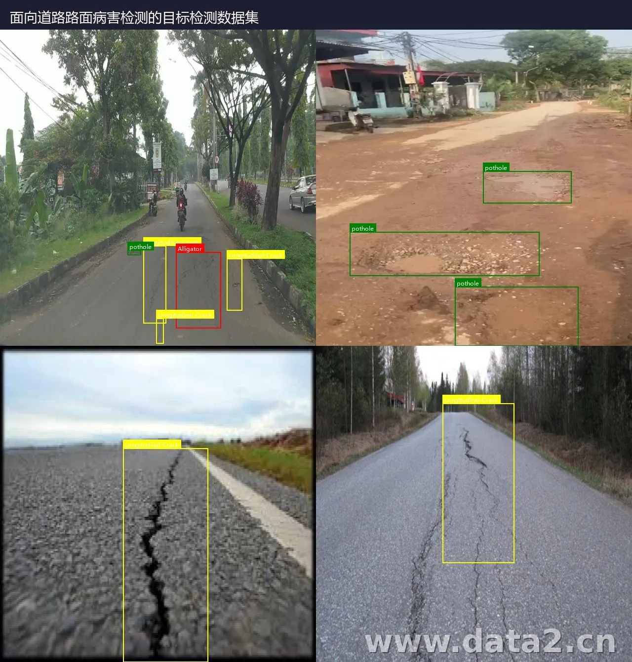 道路路面病害检测数据集 预览图