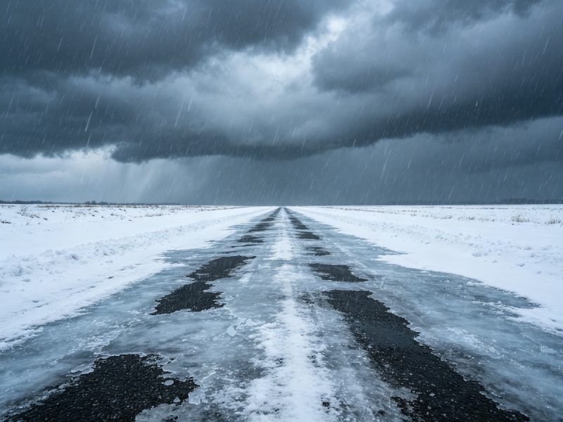 雨雪冰冻自然灾害数据集-YOLO数据集