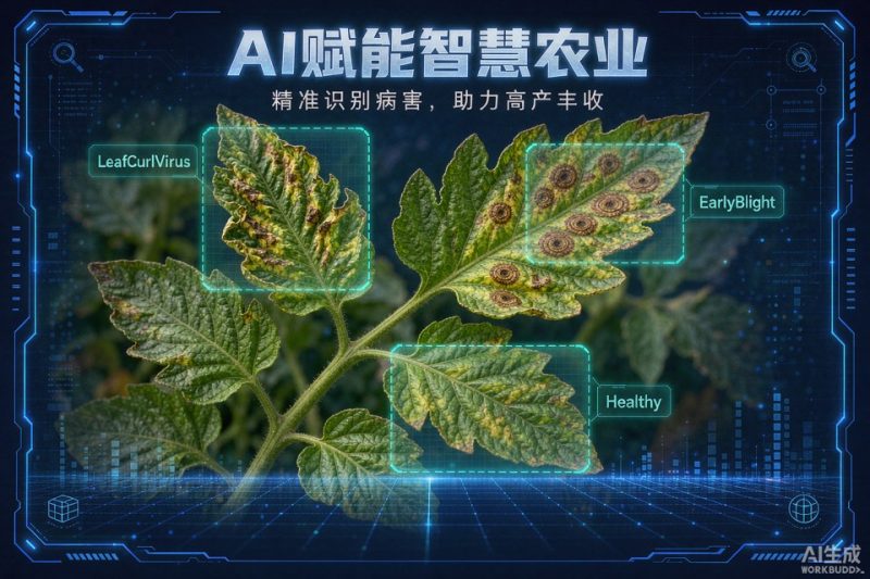 番茄叶片病害检测数据集(4类) | 目标检测 | 农业识别|YOLO数据集