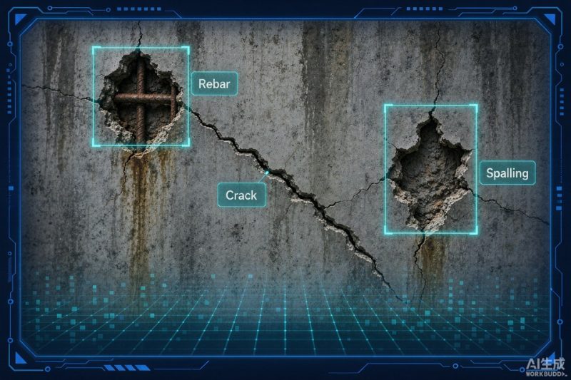 混凝土结构缺陷检测数据集（12类） | 目标检测 | 建筑工程|YOLO数据集