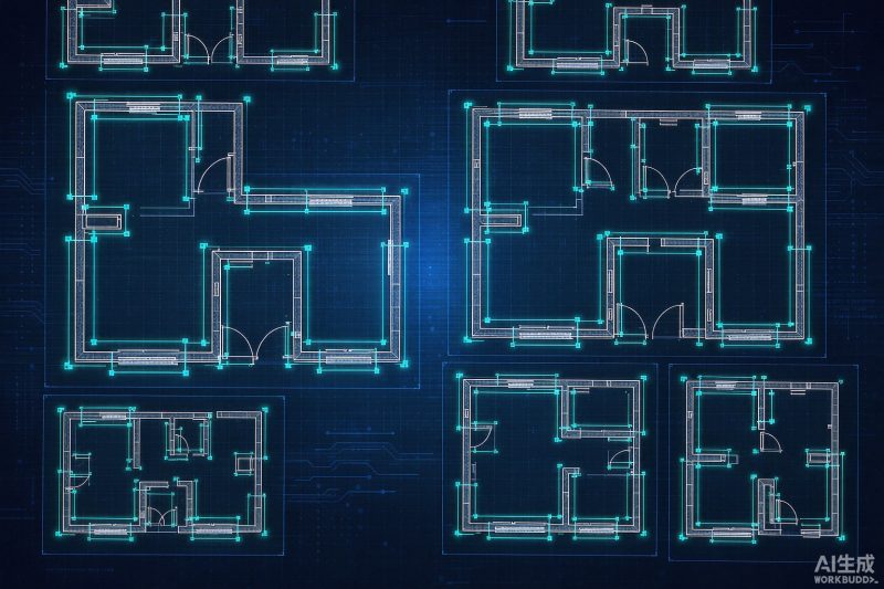 建筑户型图检测数据集（1类） | 目标检测 | 建筑测绘|YOLO数据集
