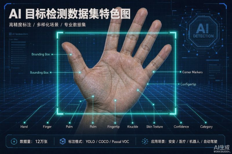 手部检测数据集(1类) | 目标检测 | 人机交互|YOLO数据集