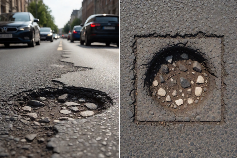 道路路面坑洼检测数据集|YOLO数据集