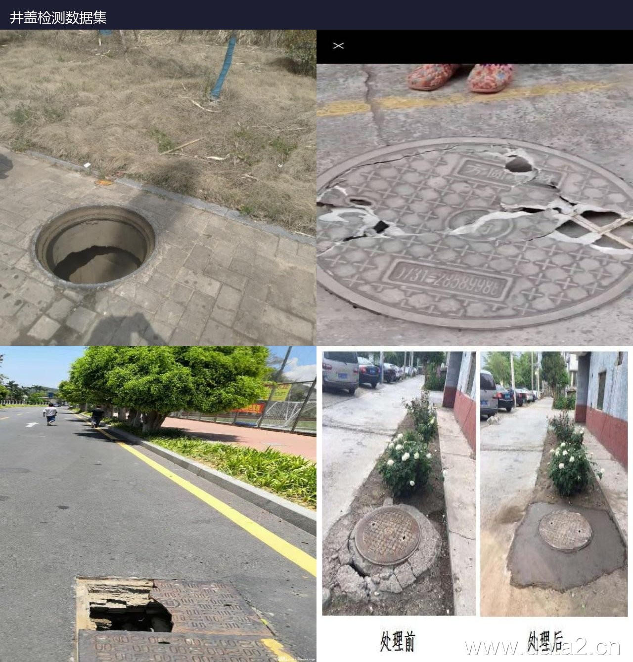 井盖检测数据集预览图
