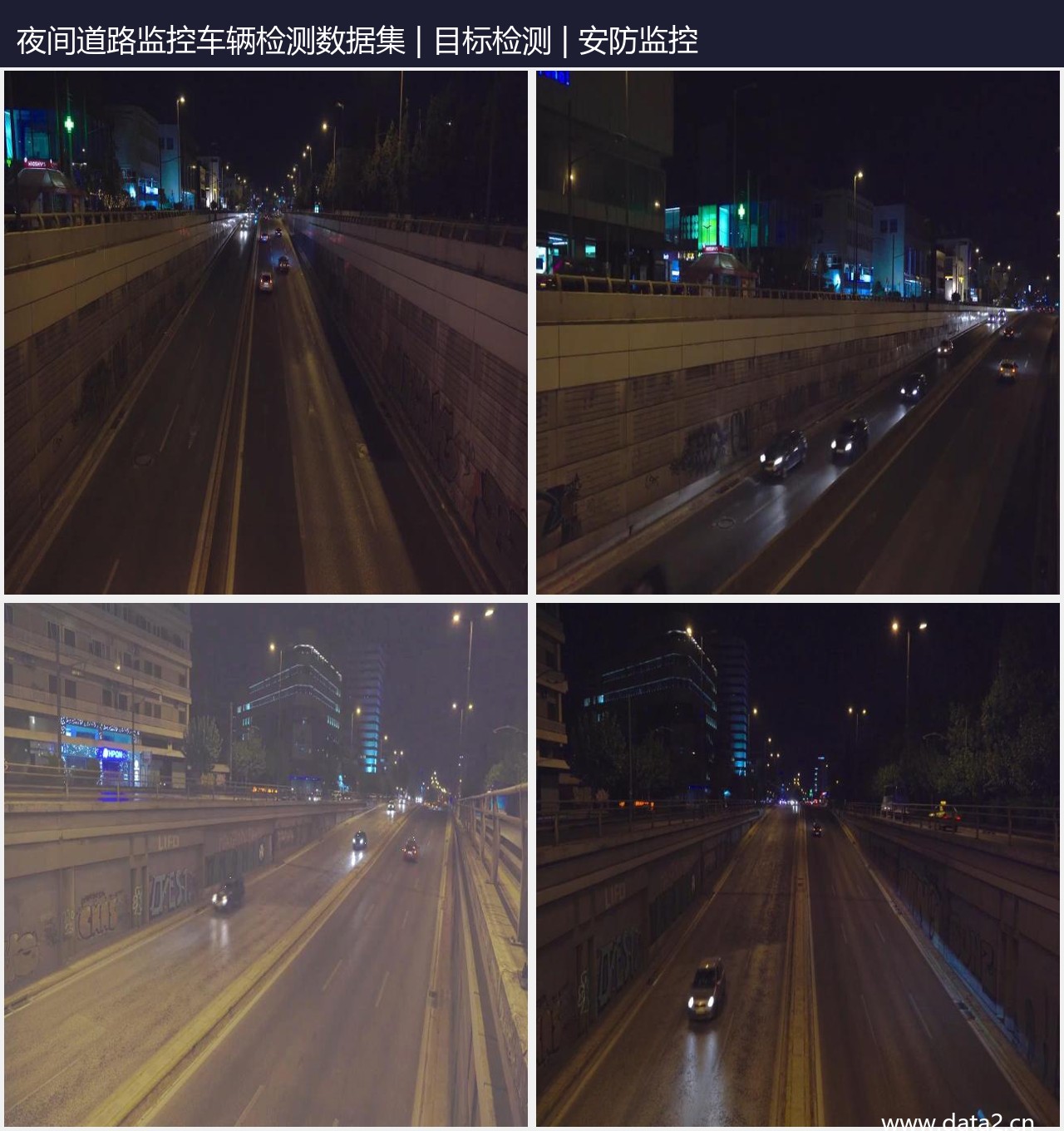 夜间道路监控视角拍摄车辆分类识别数据集 预览图