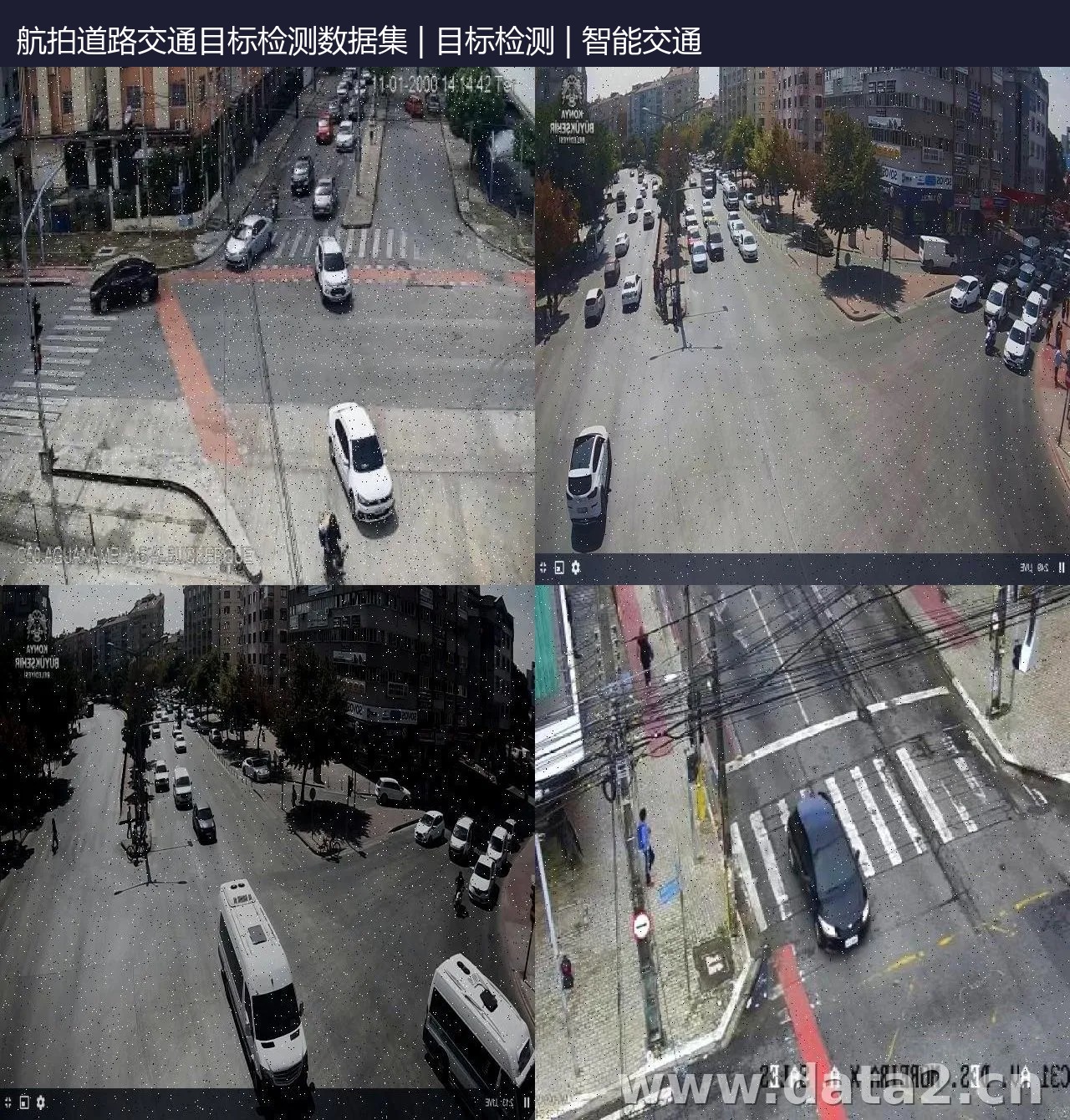 航拍道路交通目标检测数据集 预览图