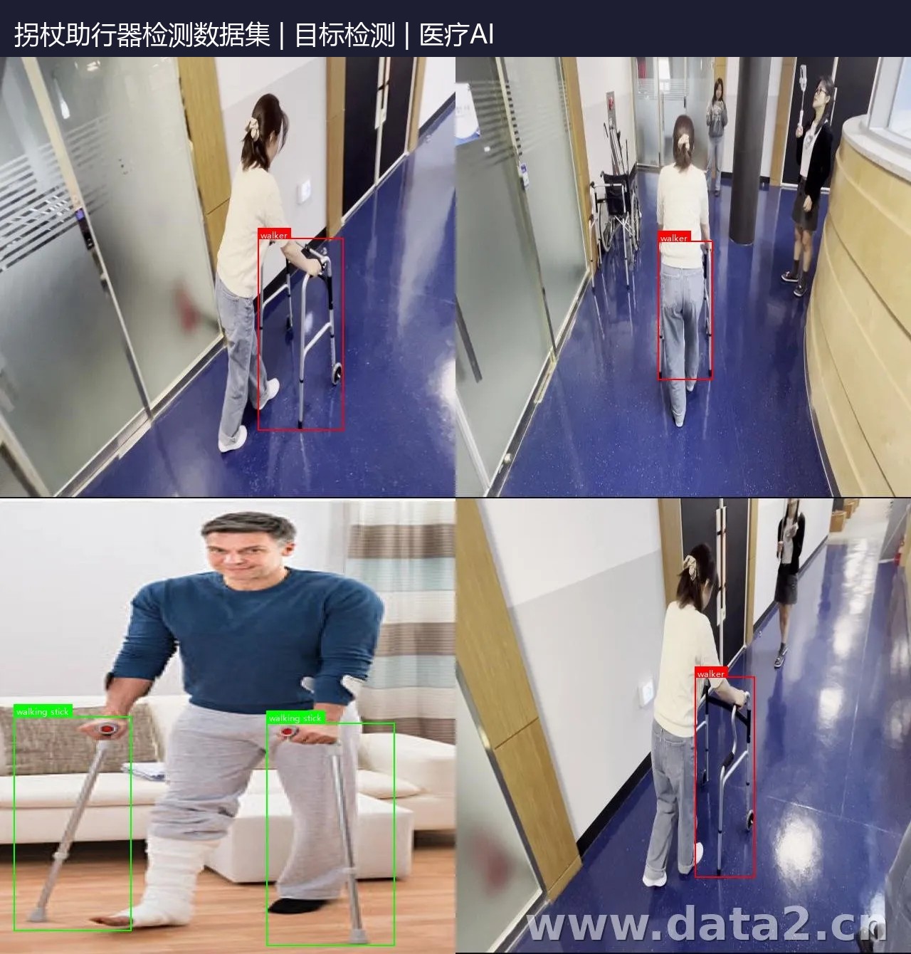 拐杖助行器检测数据集 预览图