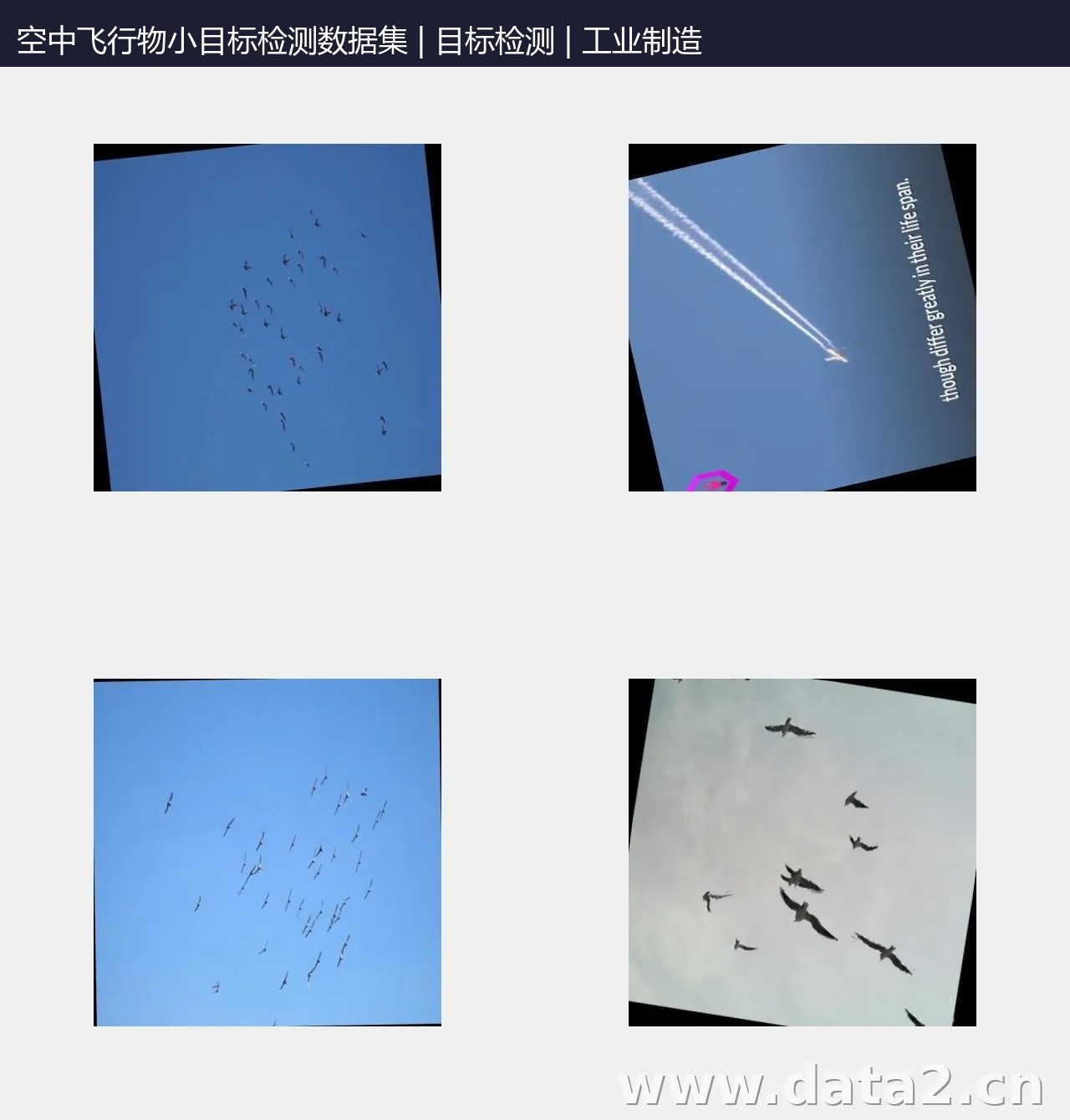 空中飞行物小目标检测数据集 预览图