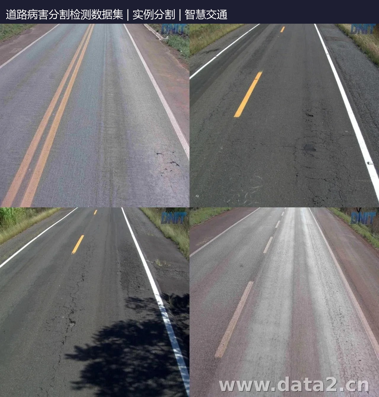 道路病害分割检测数据集(3类) 预览图