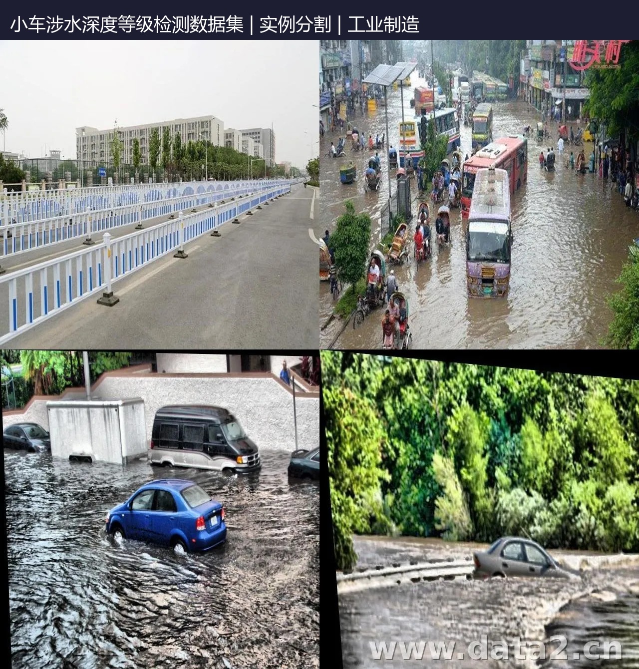 小车涉水深度等级检测数据集 预览图