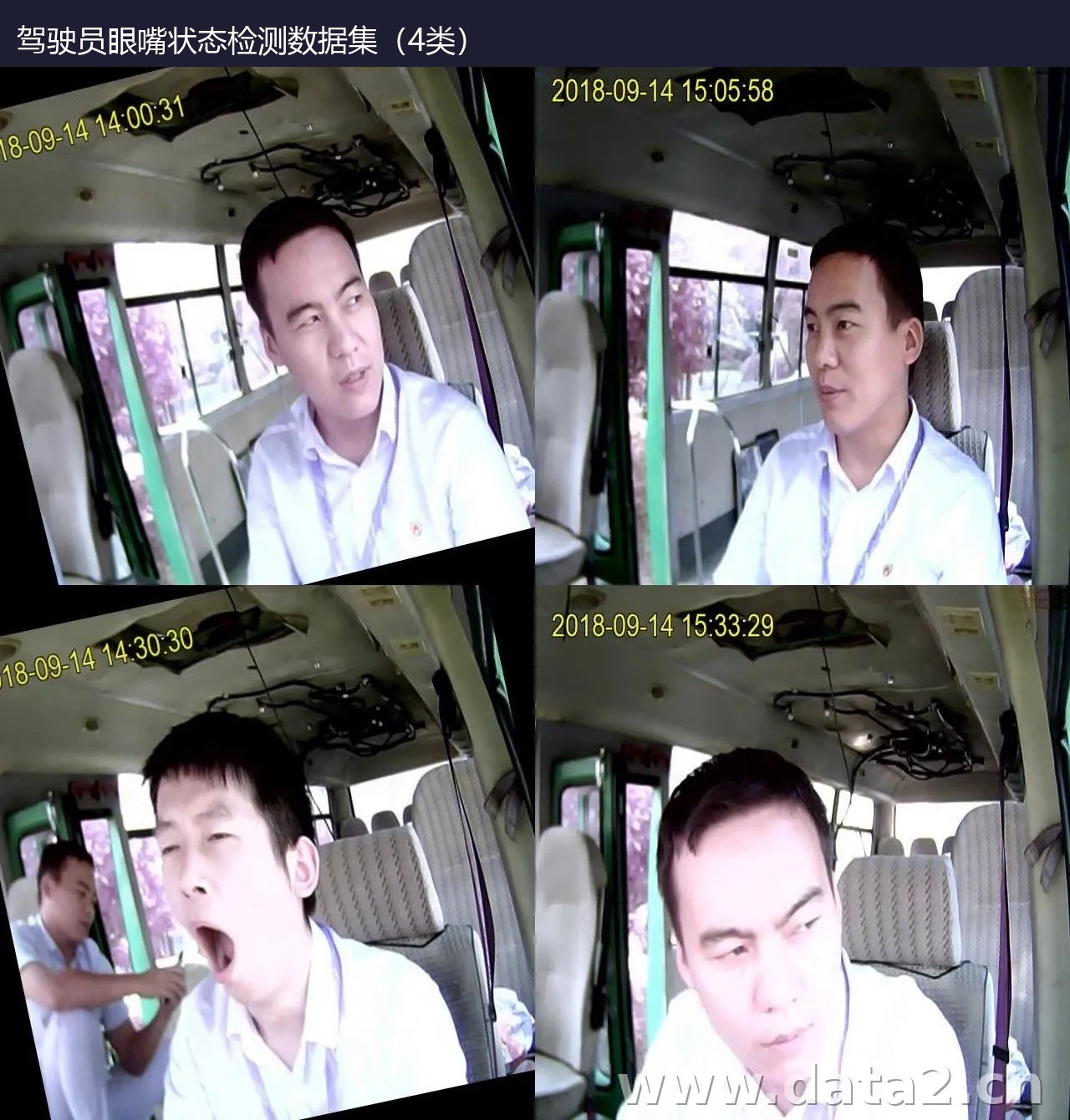 驾驶员眼嘴状态检测数据集(4类) 预览图