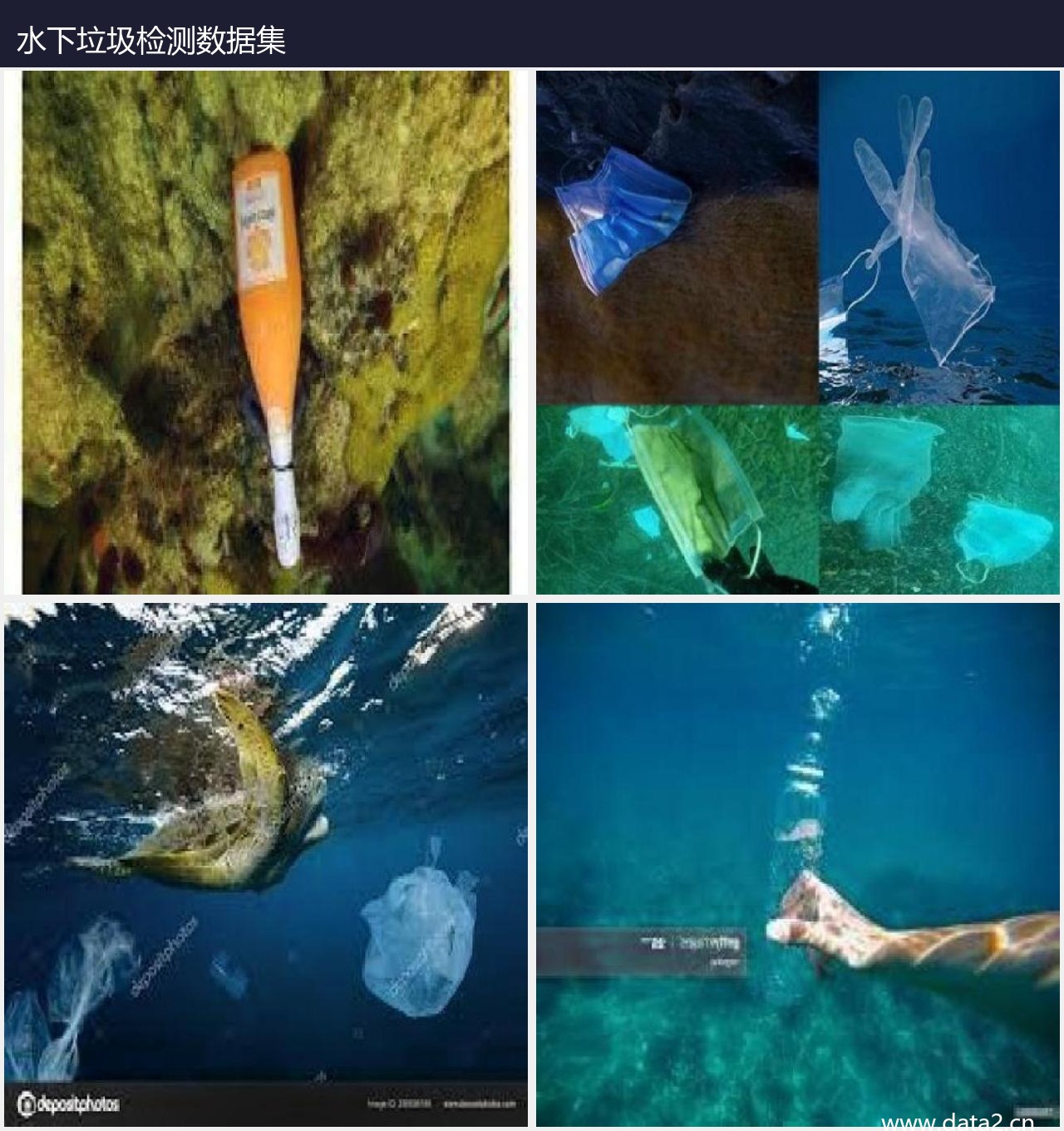 水下垃圾检测数据集 预览图