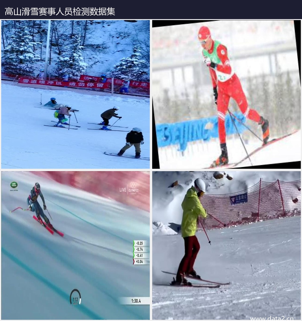 高山滑雪赛事人员检测数据集 预览图