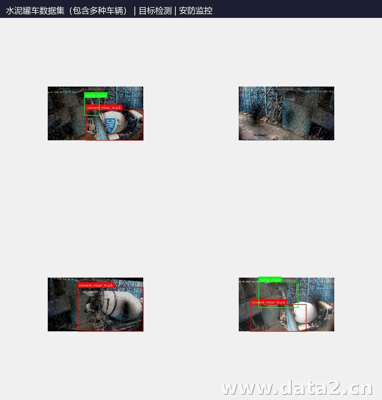 水泥罐车数据集(包含多种车辆) 预览图